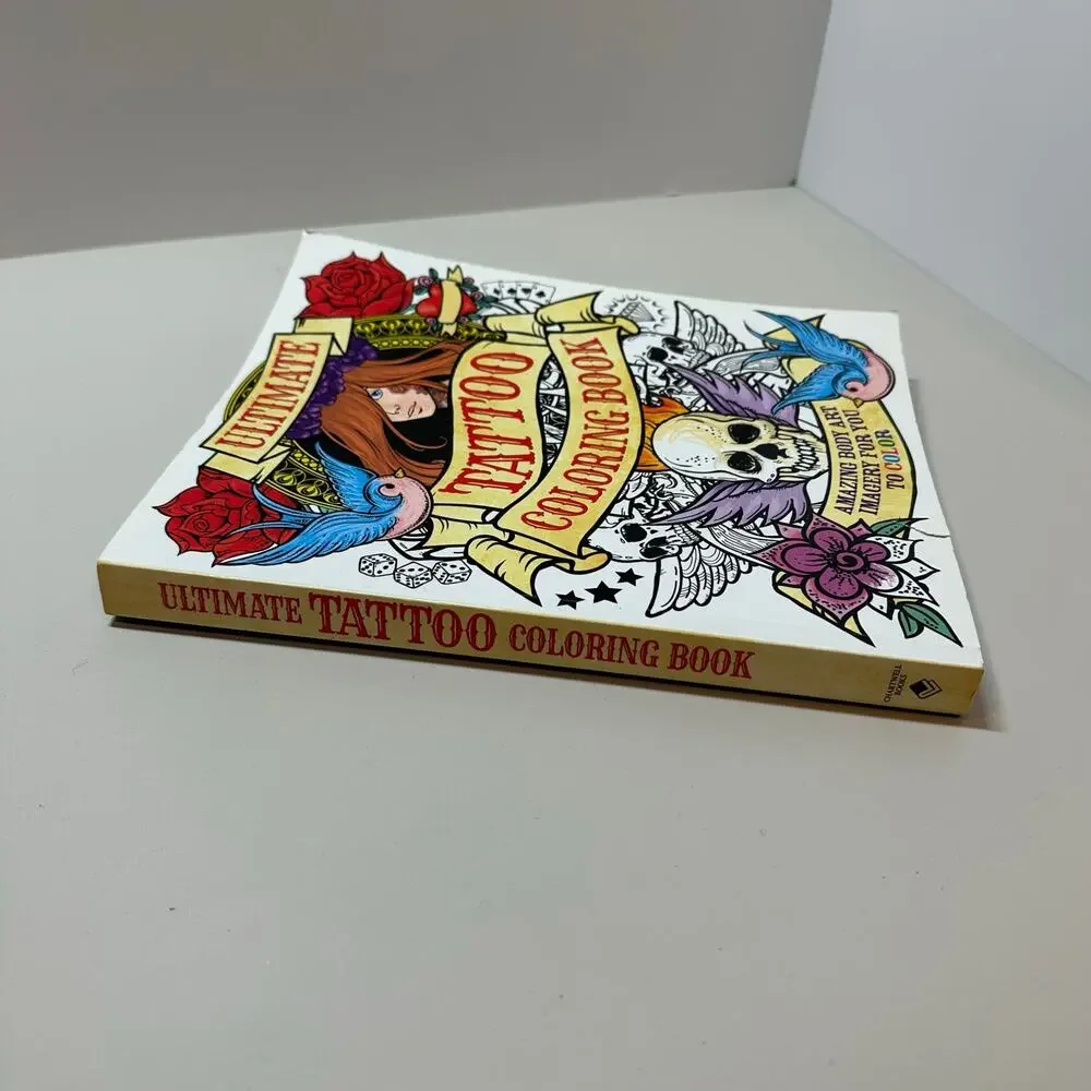 Ulitmate Tattoo Coloring Book Coster Patience Chartwell